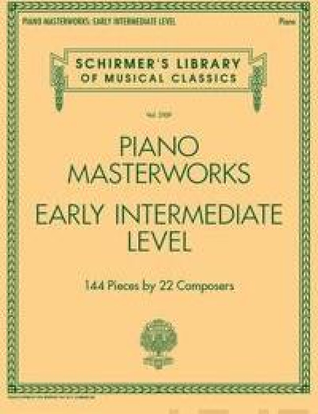 Piano Masterworks - Early Intermediate Level