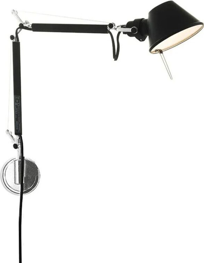 Tolomeo Micro vegglampe black