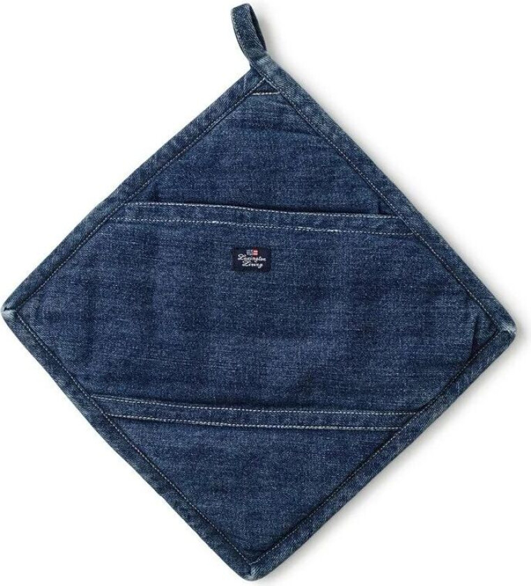 Icons Denim grytelapp Denim blue