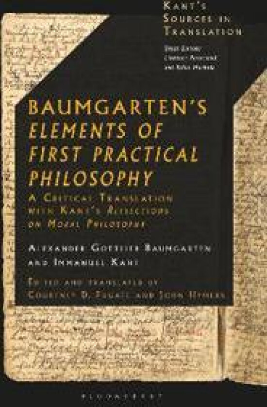 Baumgarten's Elements of First Practical Philosophy