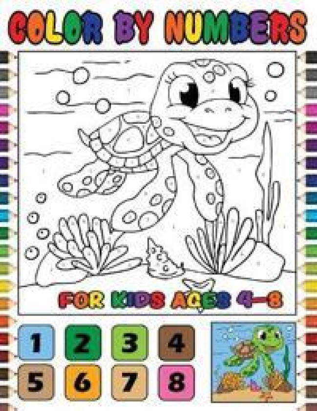 Color by Numbers for Kids Ages 4-8