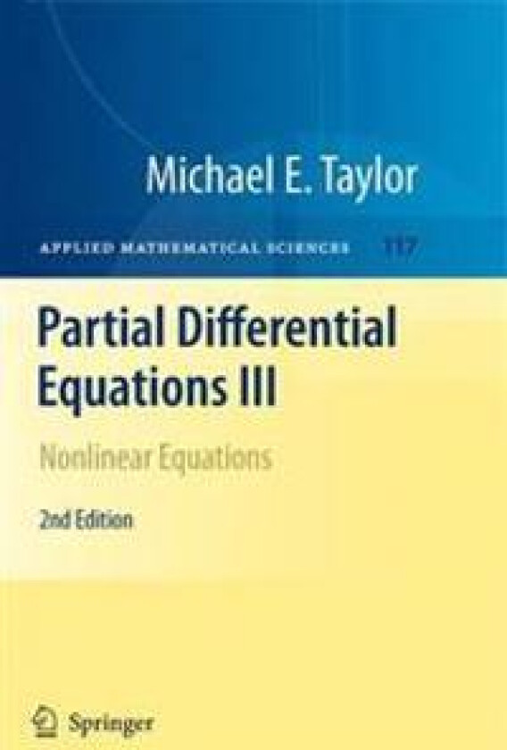 Partial Differential Equations III