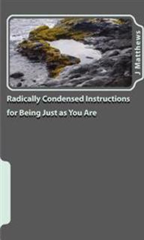 Radically Condensed Instructions for Being Just as You Are