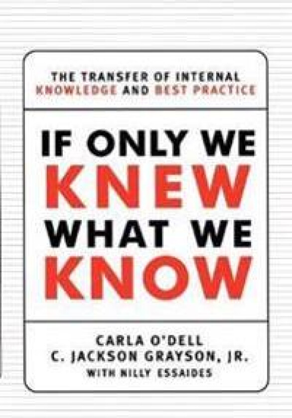 If Only We Knew What We Know