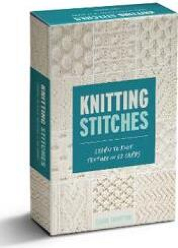 Knitting Stitches Card Deck