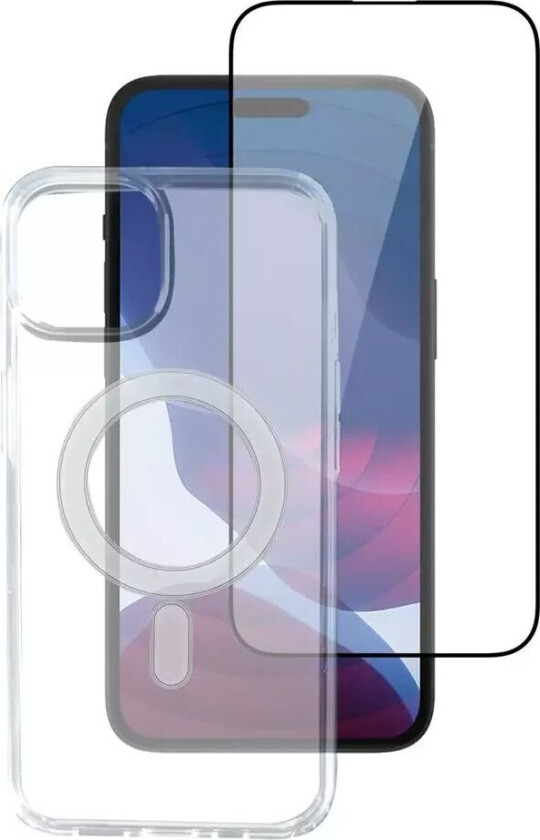 4smarts iPhone 14 Pro Max 4smarts Second Glass X-Pro 360° Protection Set Premium - MagSafe Kompatibel - (Deksel + Skjermbeskytter)