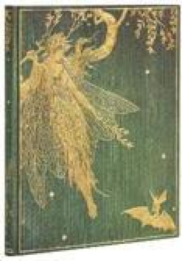 Olive Fairy Ultra Unlined Hardcover Journal (Elastic Band Closure)
