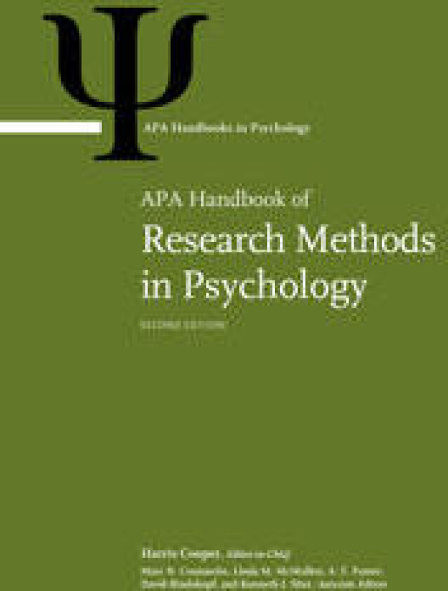 APA Handbook of Research Methods in Psychology