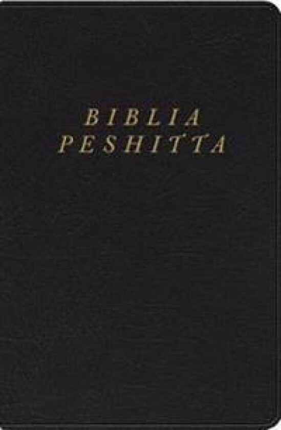 Biblia Peshitta, negro imitación piel