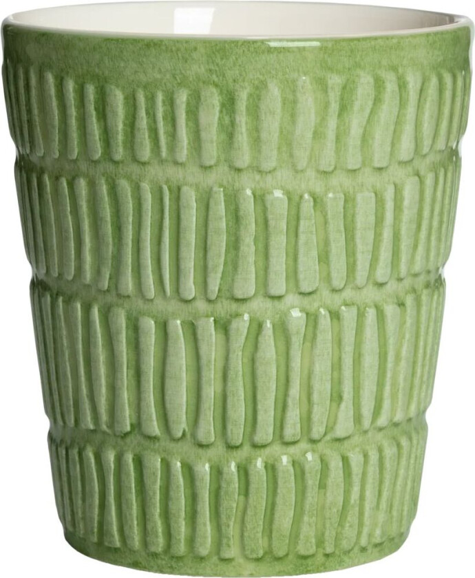 Stripes krus 30 cl Grønn