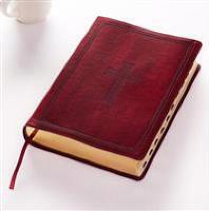 KJV Super Giant Print Lux-Leather Burgundy