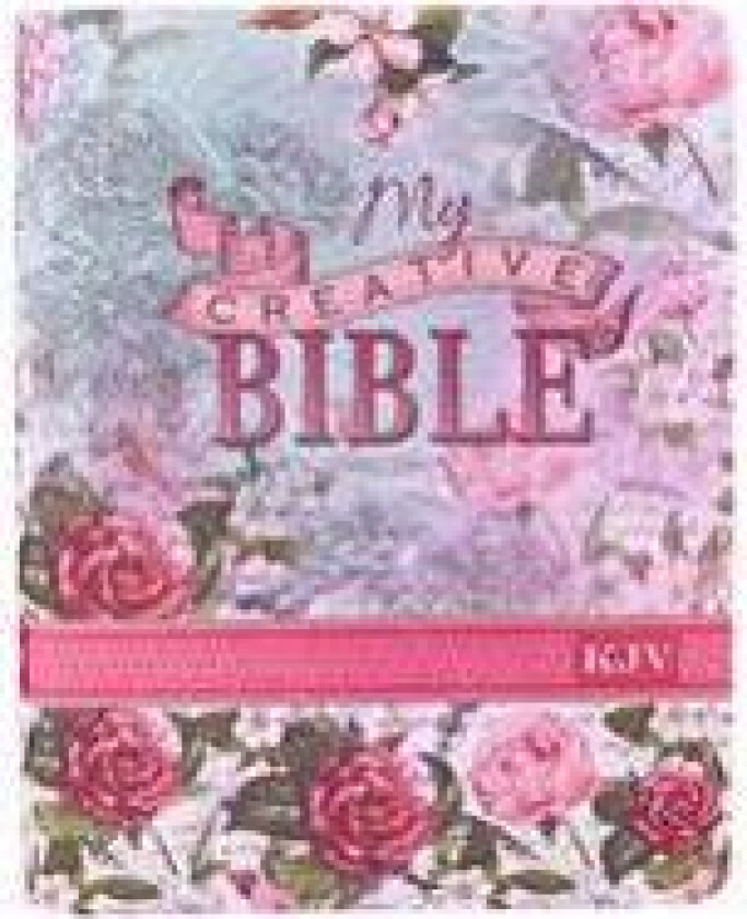 KJV Holy Bible, My Creative Bible, Faux Leather Flexcover - Ribbon Marker, King James Version, Pink Floral