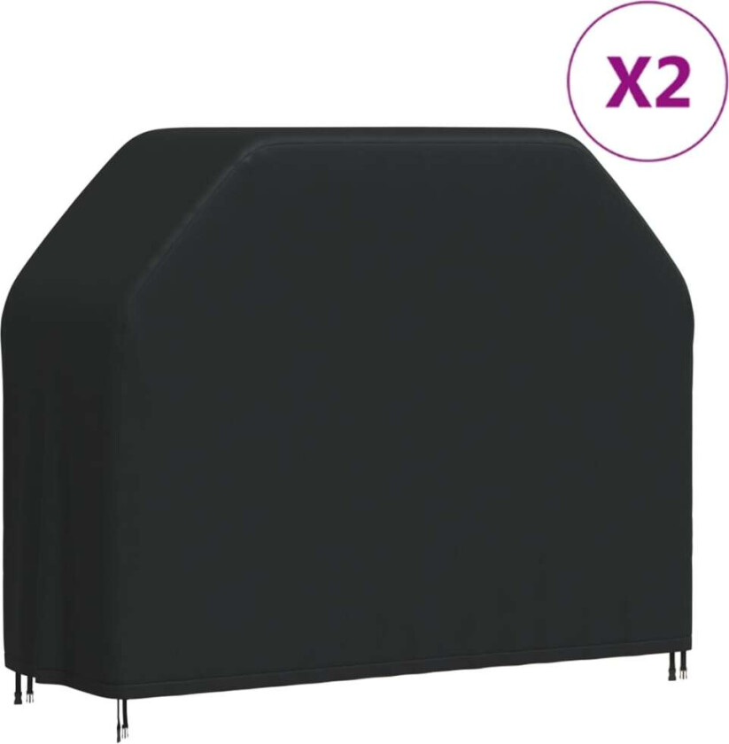 Grilltrekk 2 stk 140x58x106 cm 420D oxfordstoff