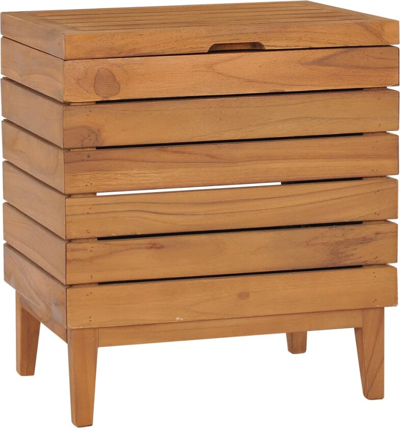 Skittentøyskurv 40x30x45 cm heltre teak