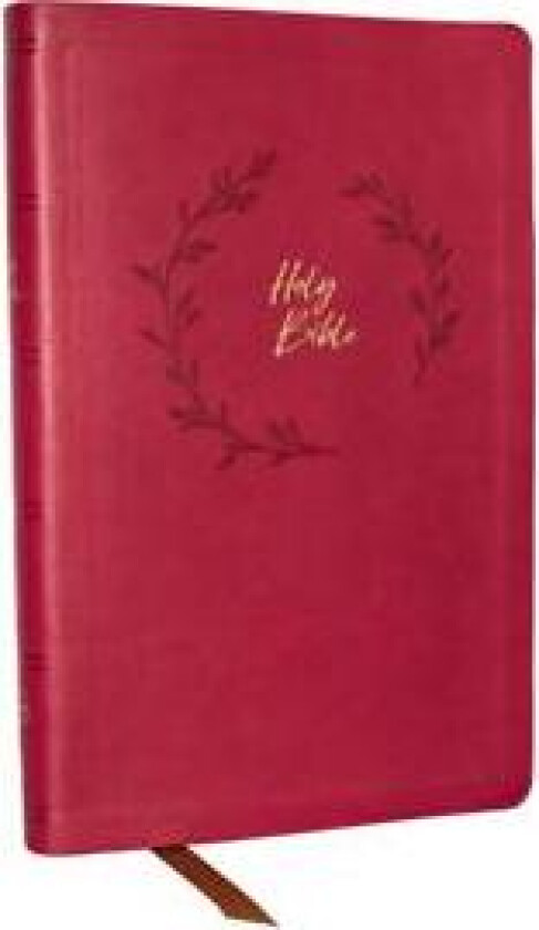 NKJV Holy Bible, Value Ultra Thinline, Pink Leathersoft, Red Letter, Comfort Print