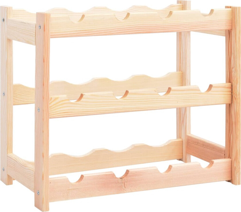 Vinstativ for 12 flasker furu