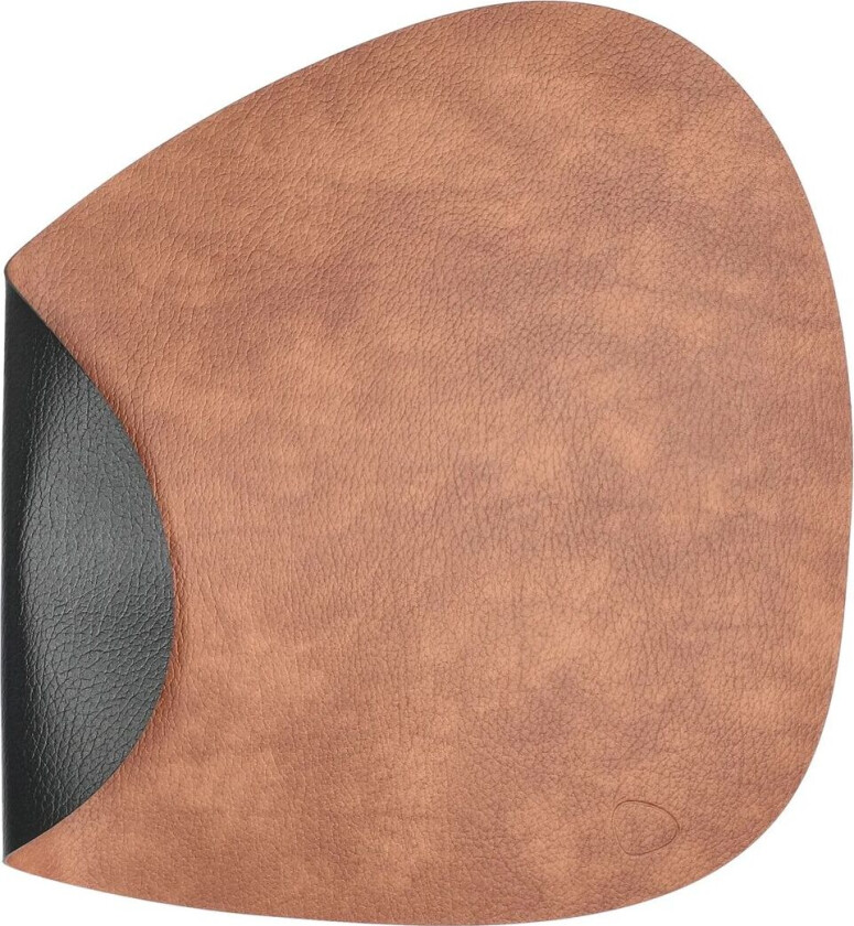 Lind DNA Bull spisebrikke vendbar curve L 1 stk. Cognac-black
