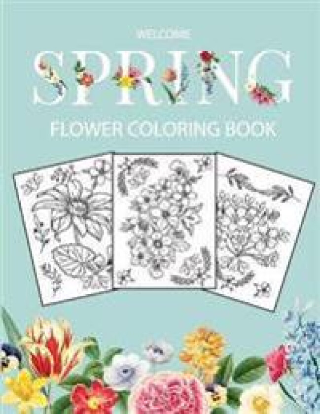 Flower Coloring Book