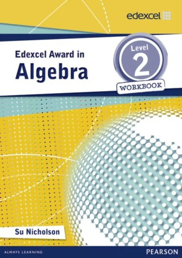 Edexcel Award in Algebra Level 2 Workbook av Su Nicholson