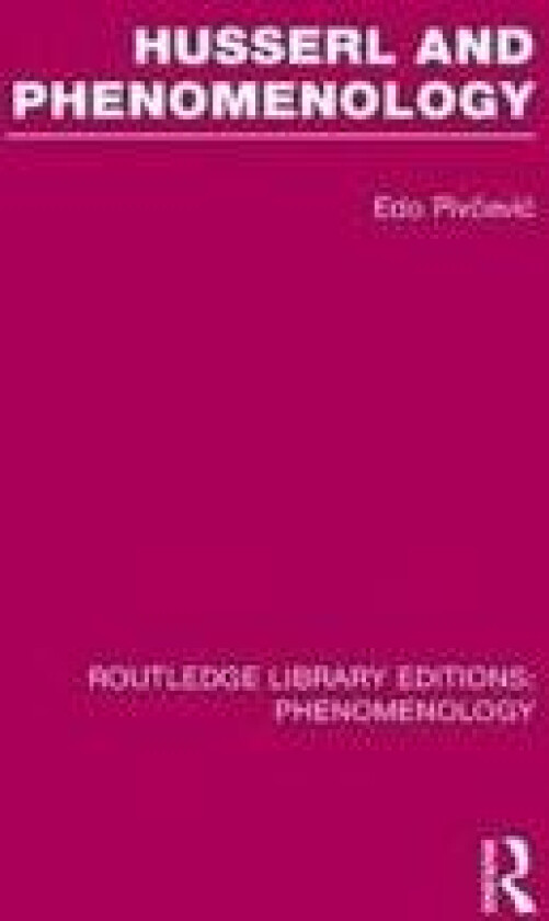 Husserl and Phenomenology
