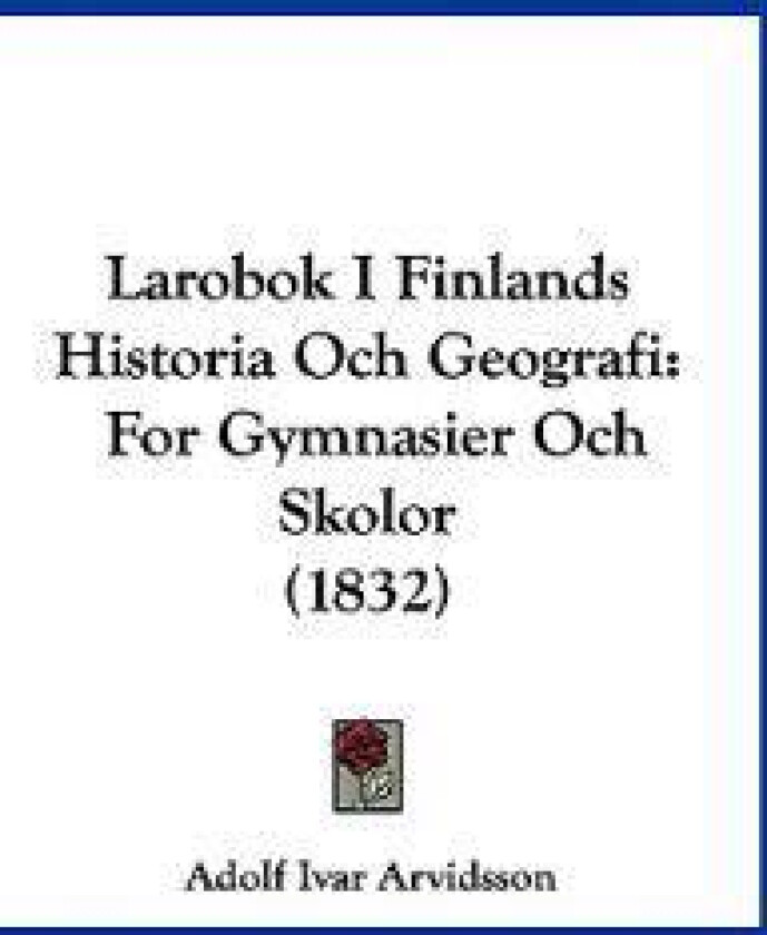 Larobok I Finlands Historia Och Geografi