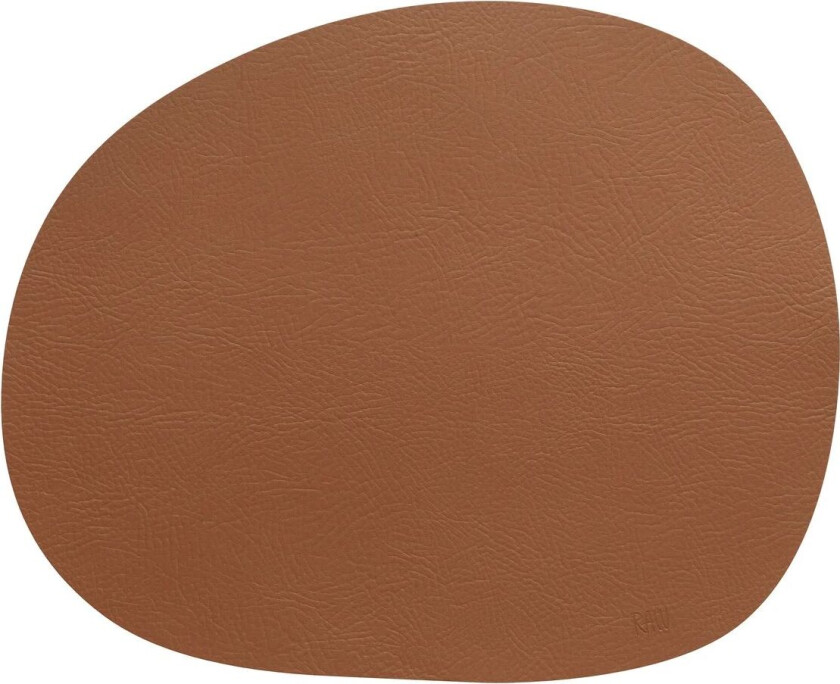 Bilde av Aida Raw spisebrikke lær Cinnamon brown buffalo