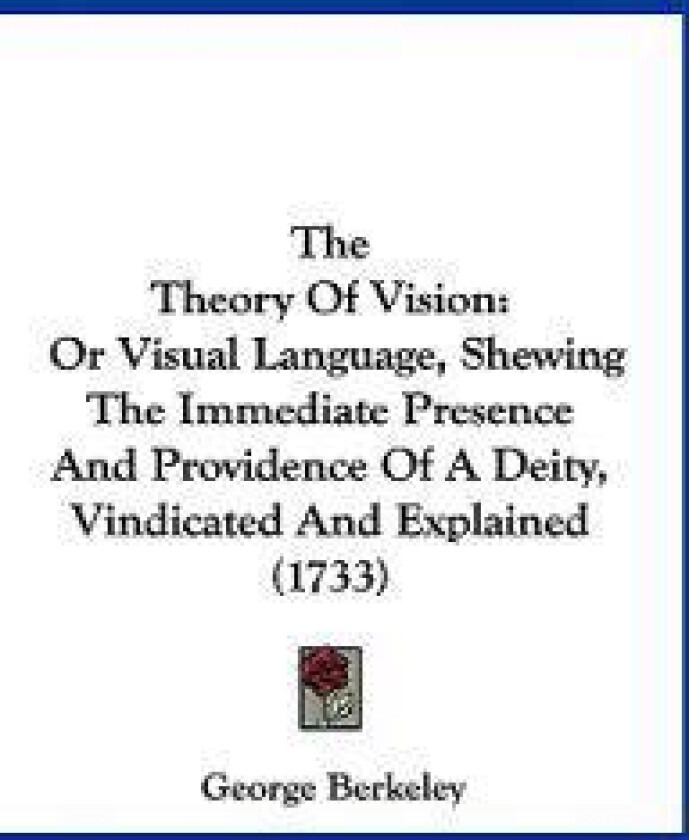 The Theory Of Vision