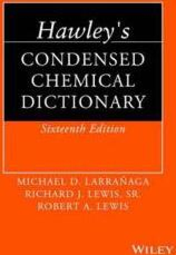 Hawley's Condensed Chemical Dictionary