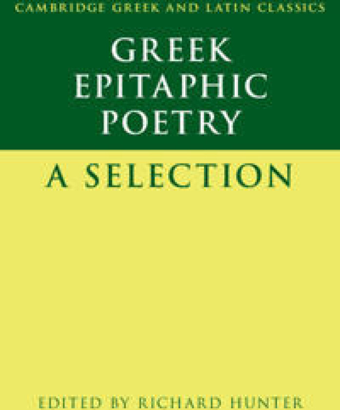 Greek Epitaphic Poetry