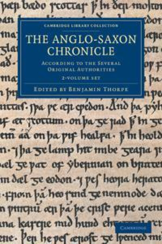 The Anglo-Saxon Chronicle 2 Volume Set