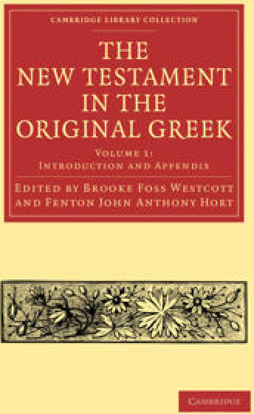 The New Testament in the Original Greek