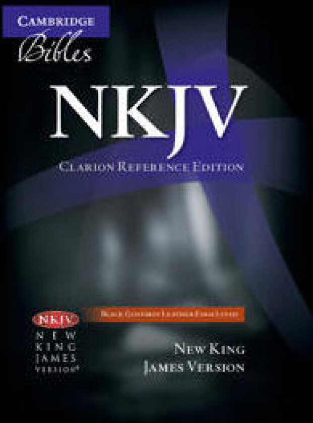NKJV Clarion Reference Bible, Black Edge-lined Goatskin Leather, NK486:XE