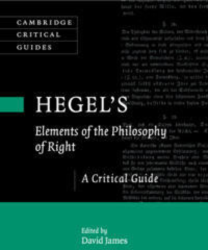 Hegel's Elements of the Philosophy of Right