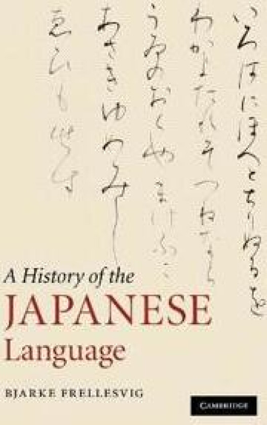 A History of the Japanese Language