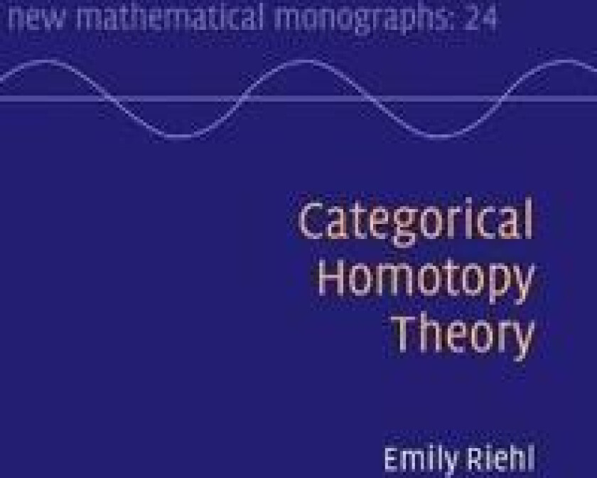 Categorical Homotopy Theory