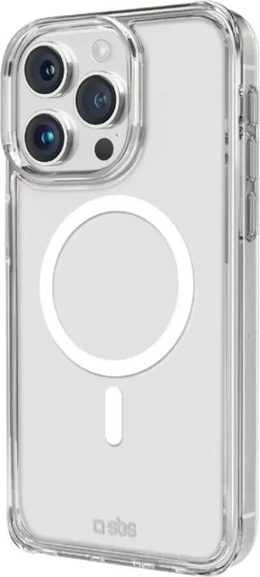 iPhone 15 Pro Light Mag Deksel - MagSafe Kompatibel - Gjennomsiktig