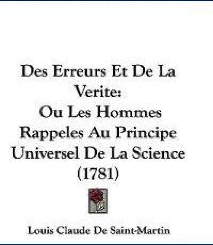 Des Erreurs Et De La Verite