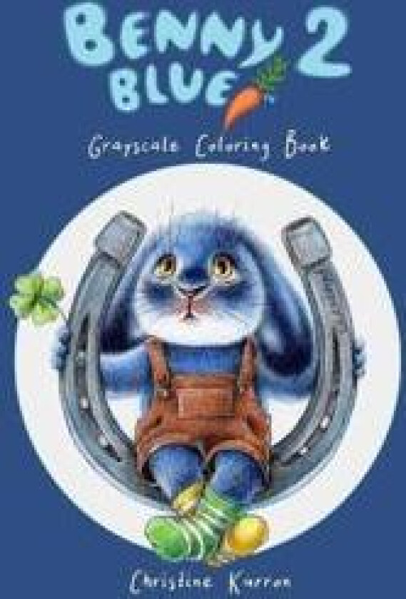 Benny Blue 2 Grayscale Coloring Book