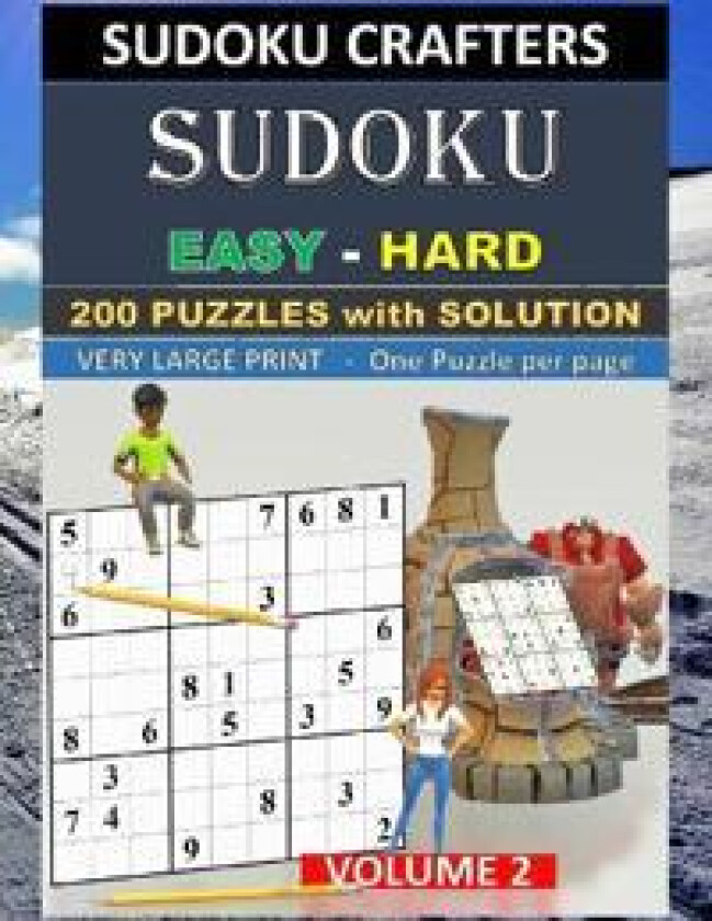 SUDOKU Easy - Hard - 200 PUZZLES WITH SOLUTION