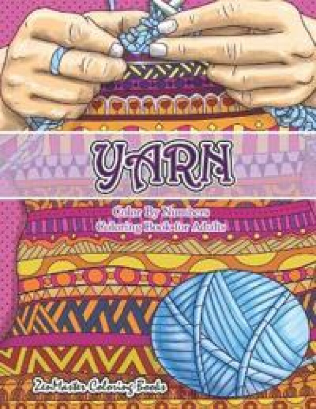 Yarn Color By Numbers Coloring Book for Adults