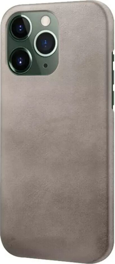 iPhone 14 Pro Max Kunstskinn Bak Deksel - Grå