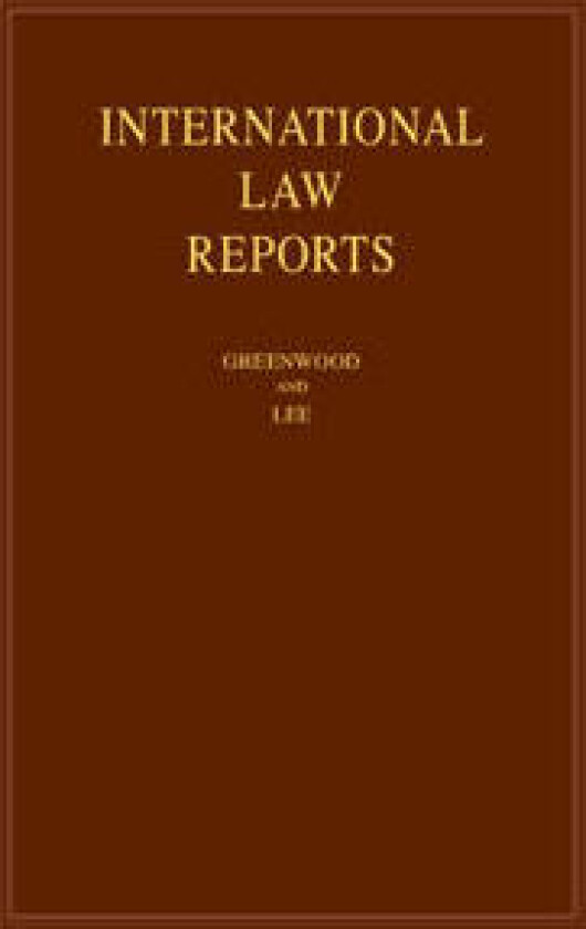 Bilde av International Law Reports: Volume 205