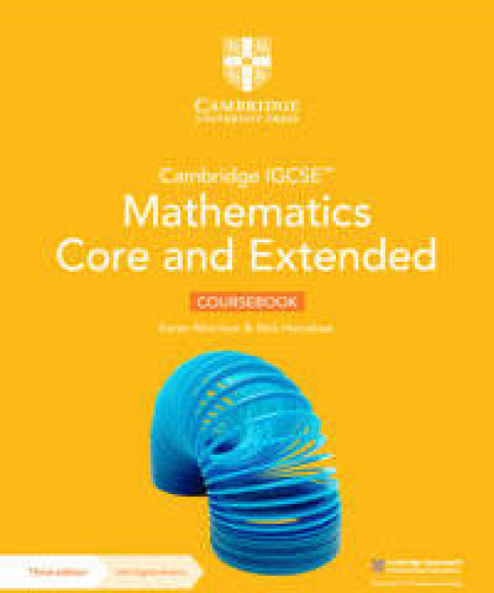 Cambridge IGCSE™ Mathematics Core and Extended Coursebook with Digital Version (2 Years' Access)