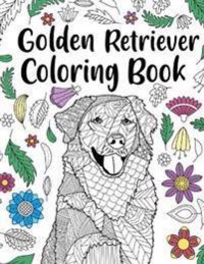 Golden Retriever Coloring Book
