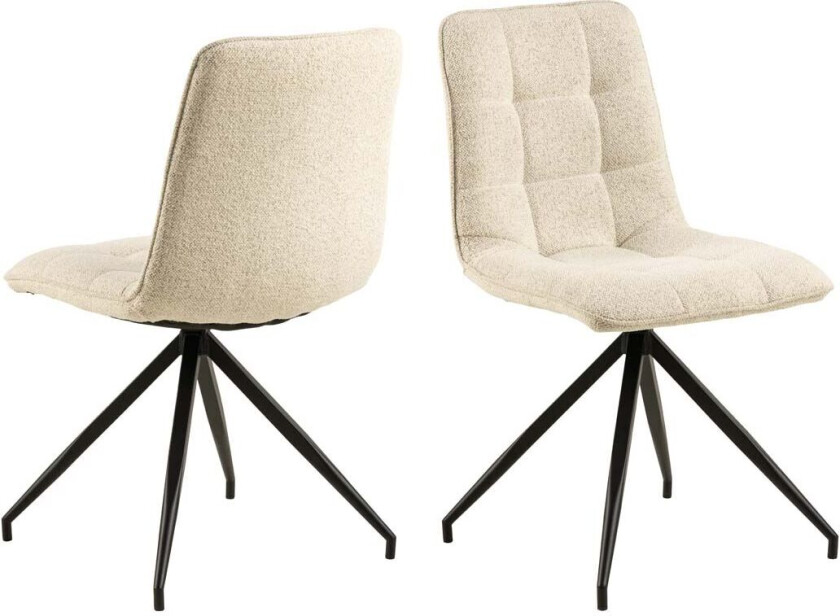 Bilde av Capone spisestuestoler beige.