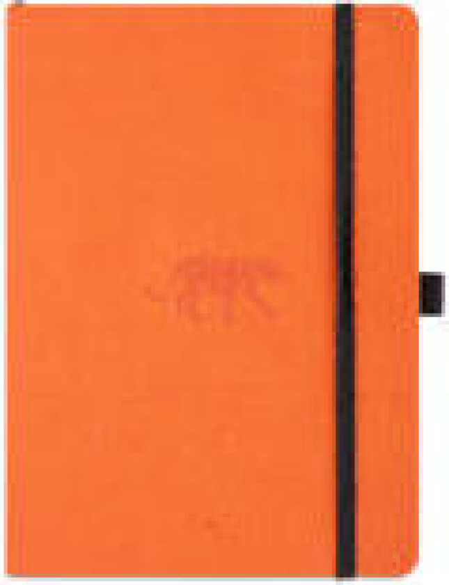 Dingbats* Wildlife Soft Cover A5 Dotted - Orange Tiger Notebook