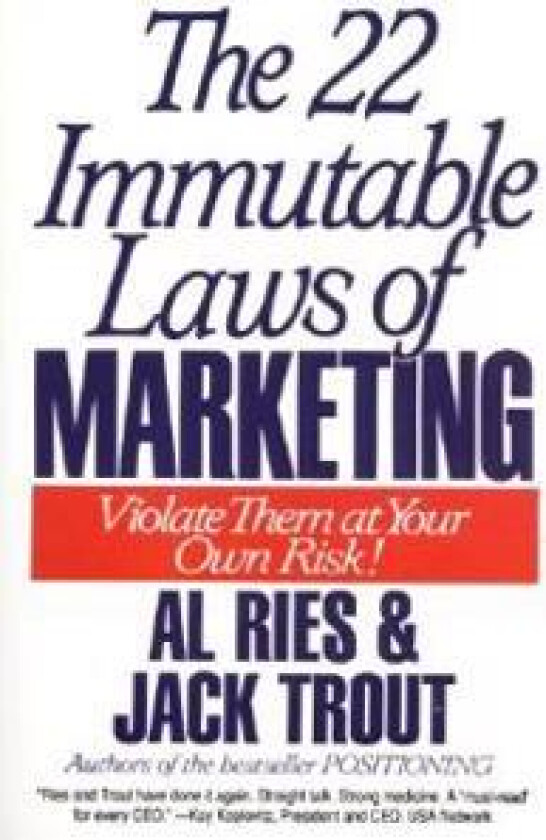 22 Immutable Laws of Marketing