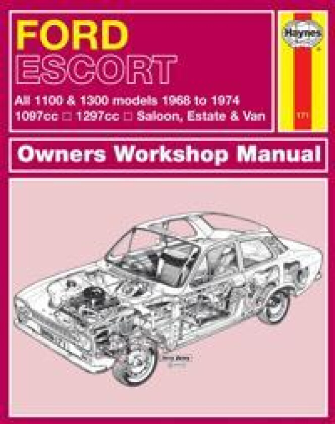 Ford Escort Mk I 1100 & 1300 (68 - 74) Haynes Repair Manual