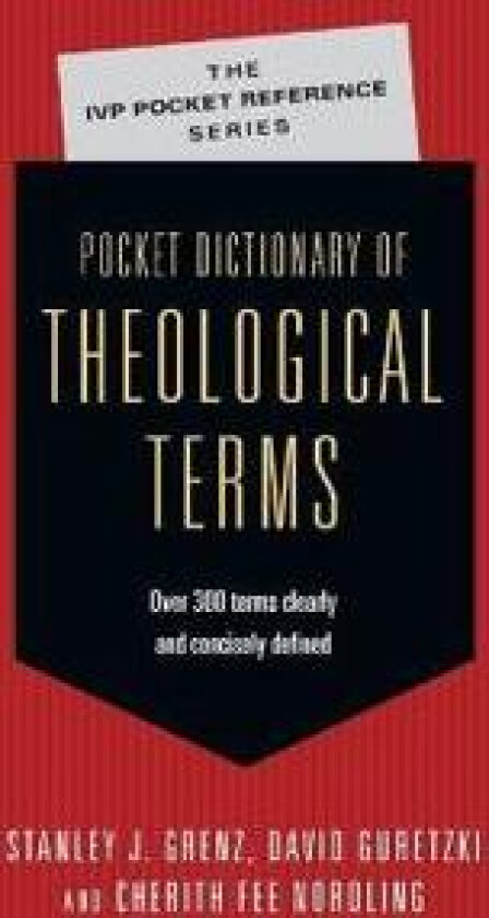 Pocket Dictionary of Theological Terms