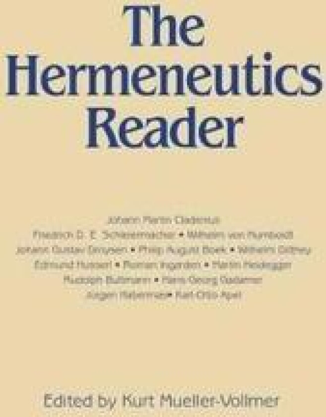 Hermeneutics Reader